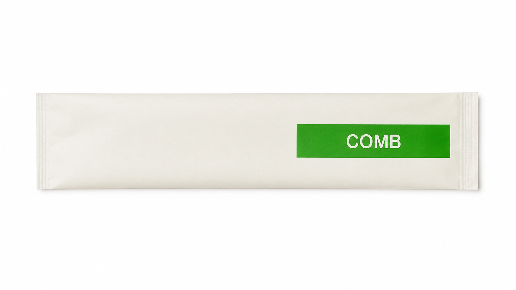  Comb Pocket White